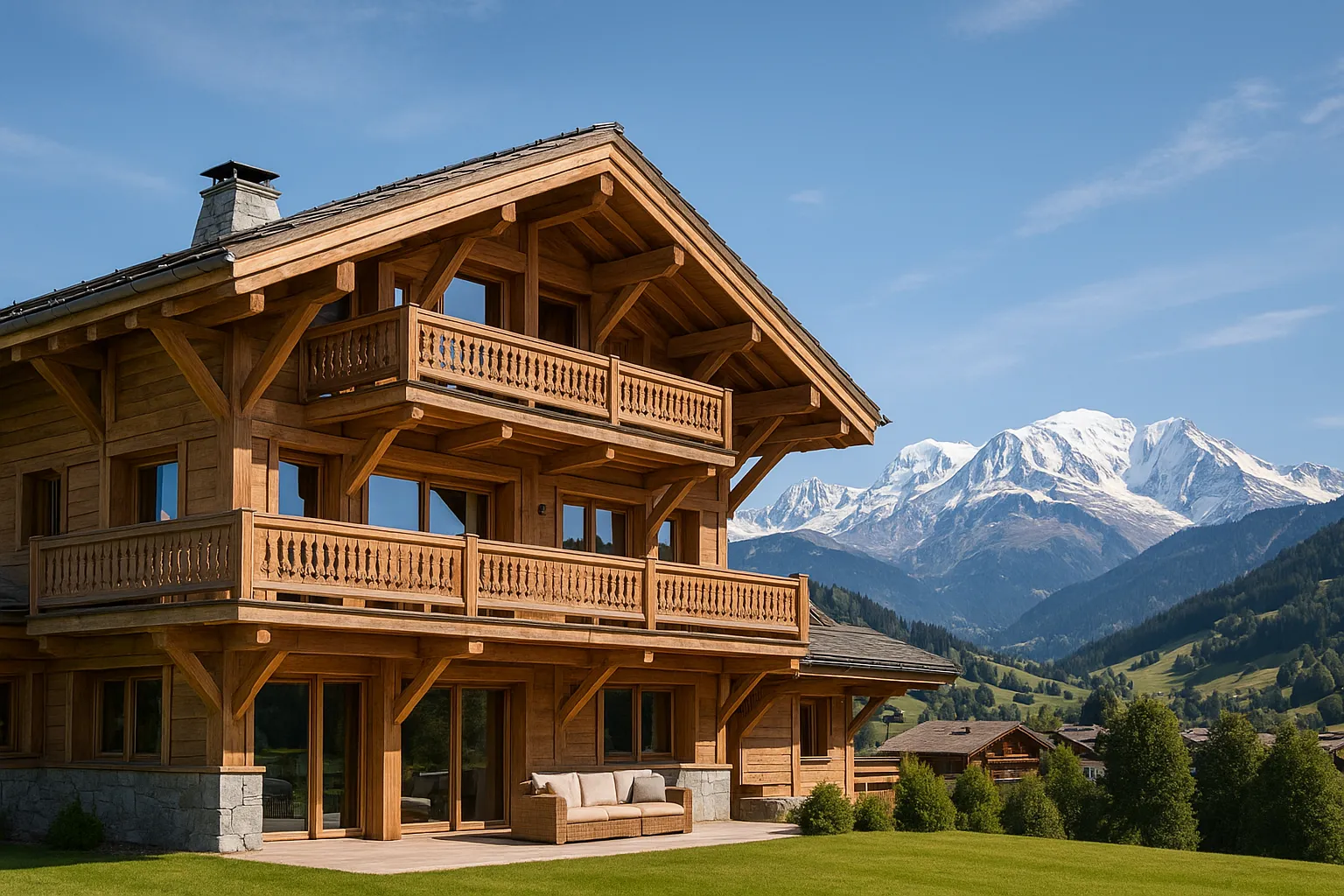 Les prix des chalets de luxe à Megève atteignent des sommets