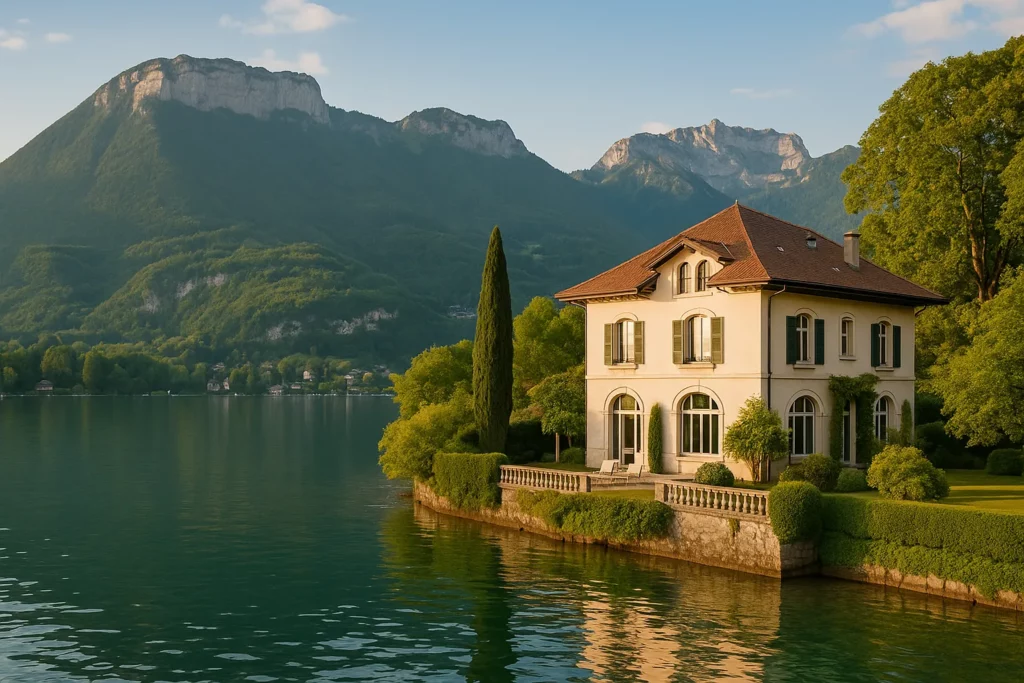 Où trouver les plus belles villas au bord du lac d’Annecy
