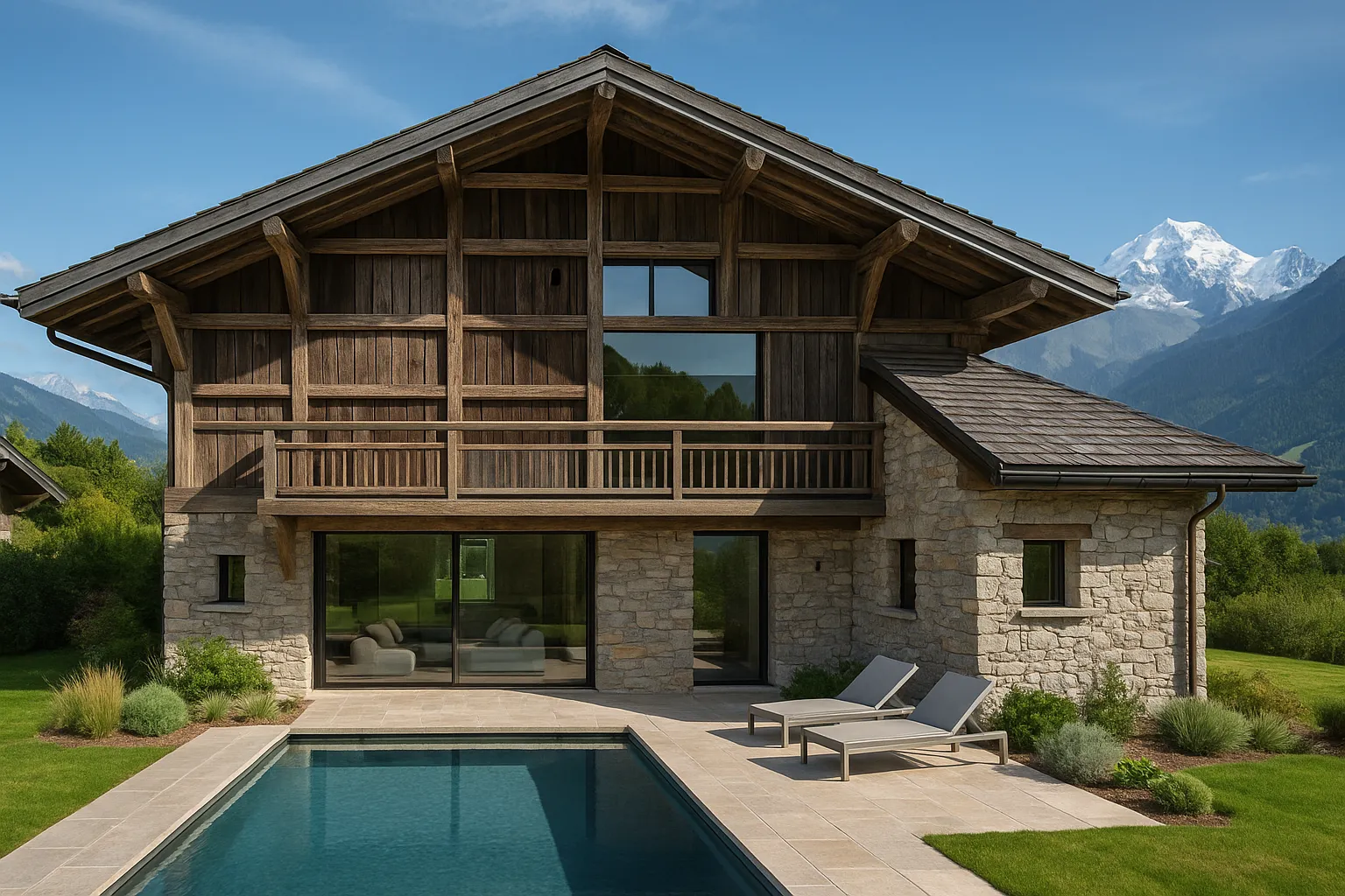 L’art de transformer une ferme savoyarde en villa contemporaine