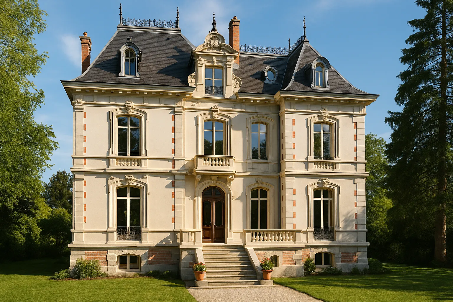 À Aix-les-Bains, une villa Belle Époque renaît avec élégance