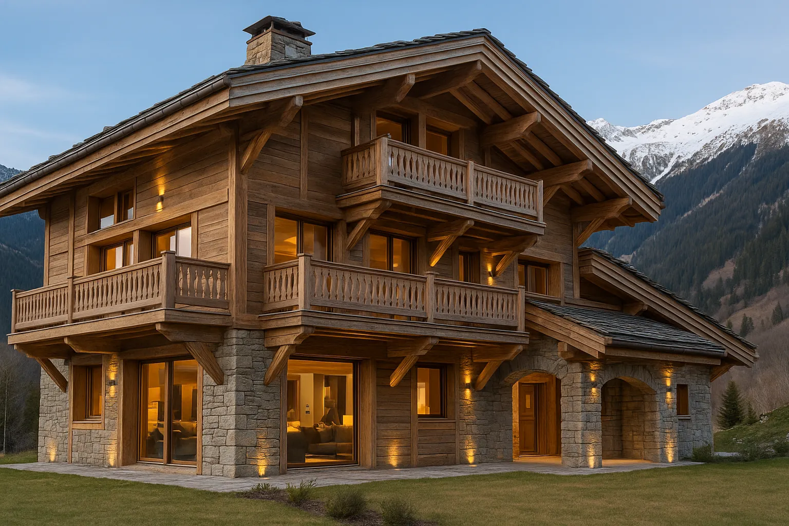 Ce chalet d’exception à Méribel marie tradition et haute technologie