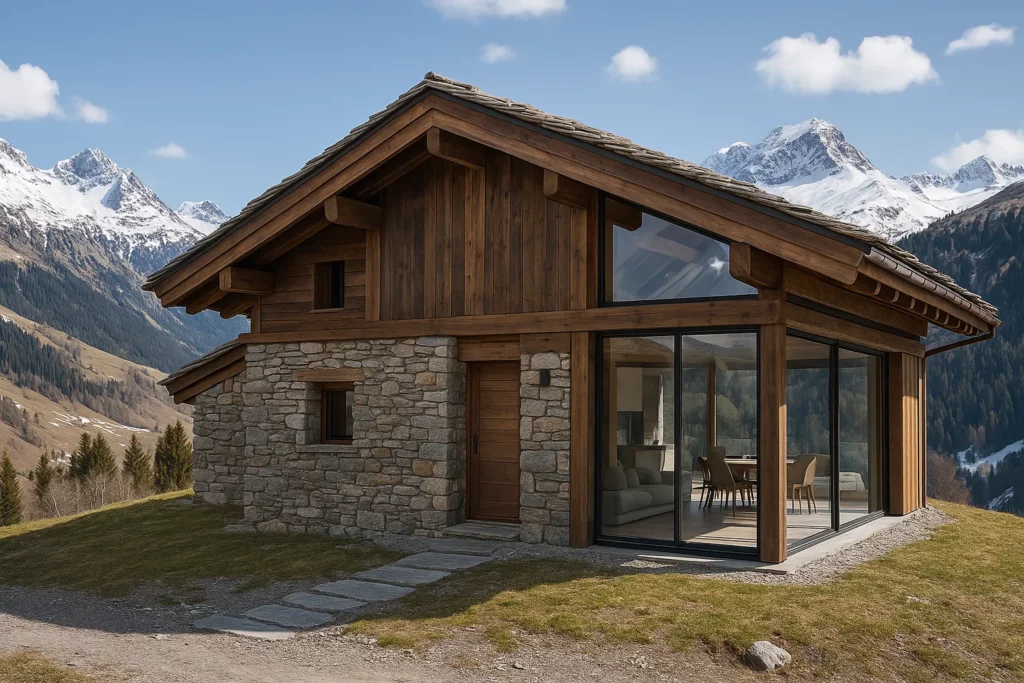 Ce refuge transformé en maison design dans le Beaufortain fait sensation