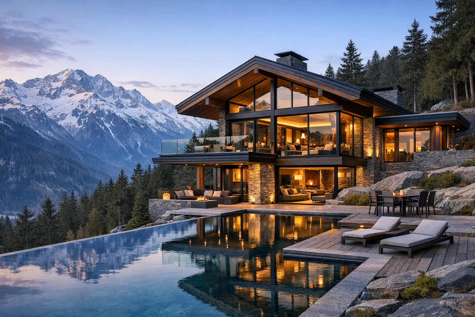 Comment les maisons d’architecte redéfinissent le luxe en montagne
